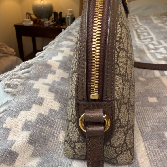 Gucci Ophidia Crossbody Bag Size Small with Green and Red classic Gucci Webbing - Picture 6 of 15